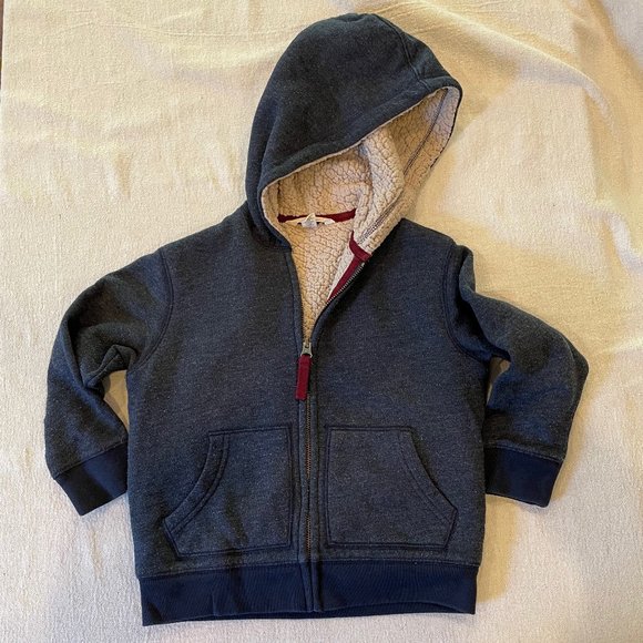 lands end fleece lined hoodie